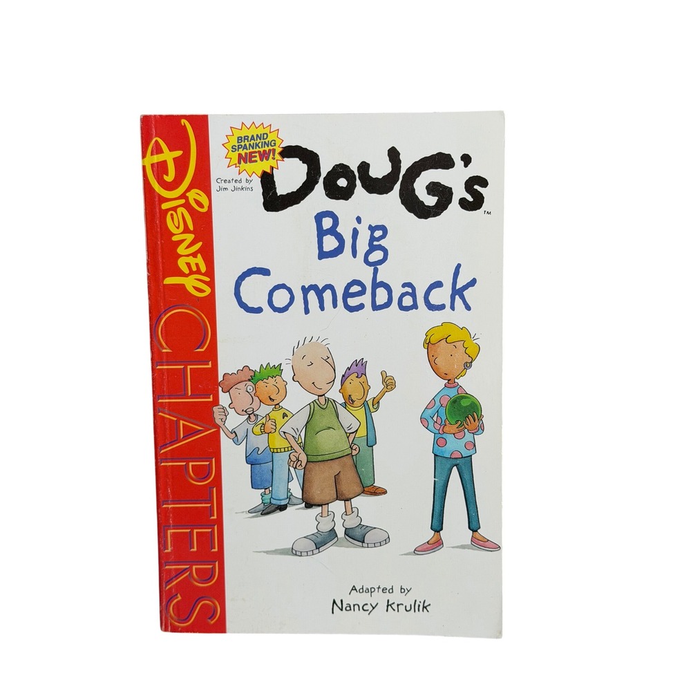 Vintage 1997 Disney Chapters Doug's Big Comeback Paperback Book Nancy‎ Krulik